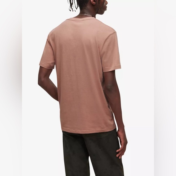 AllSaints Brace Tonic Slim Fit Cotton T-Shirt | Size: Large, Color: CORD BROWN - Picture 5 of 8